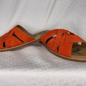 Sorel Ella Slide Sandals in Zing Orange
